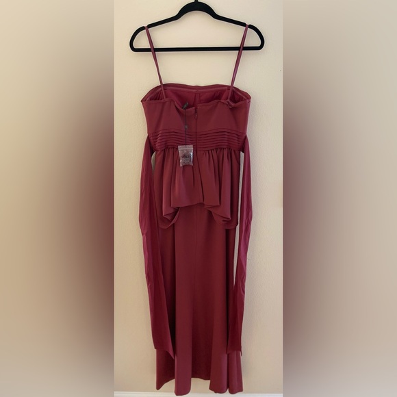 BCBGMaxAzria Ruella Gown in Merlot - Picture 2 of 8